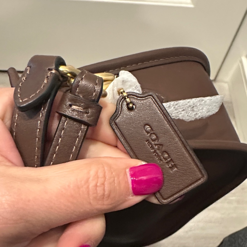 Coach Waverly Maple Brown Crossbody Bag - Picture 6 of 8